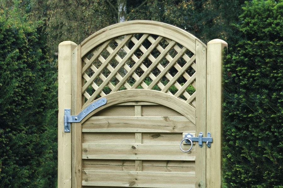 Arched Lattice Top Gate