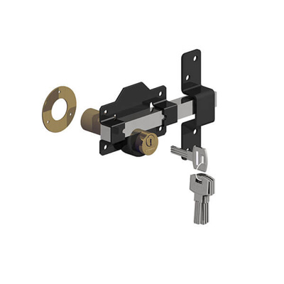Gatemate Long Throw Lock 50mm (Key Lockable From Both Sides)