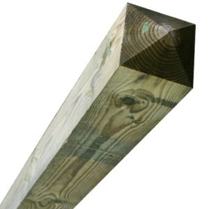 4 Way Weather Top Timber Post 2.4m x 150mm x 150mm
