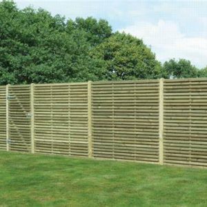 Superior Double Slatted Panel