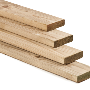 Planed All Round Redwood Timber Slats
